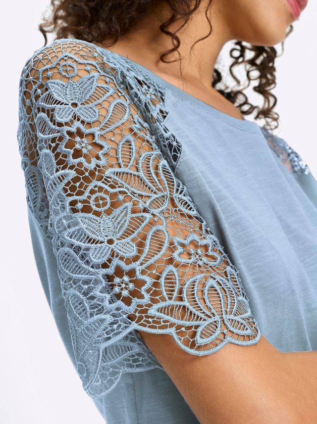 heine Spitzenshirt »Shirt« 1 tlg.