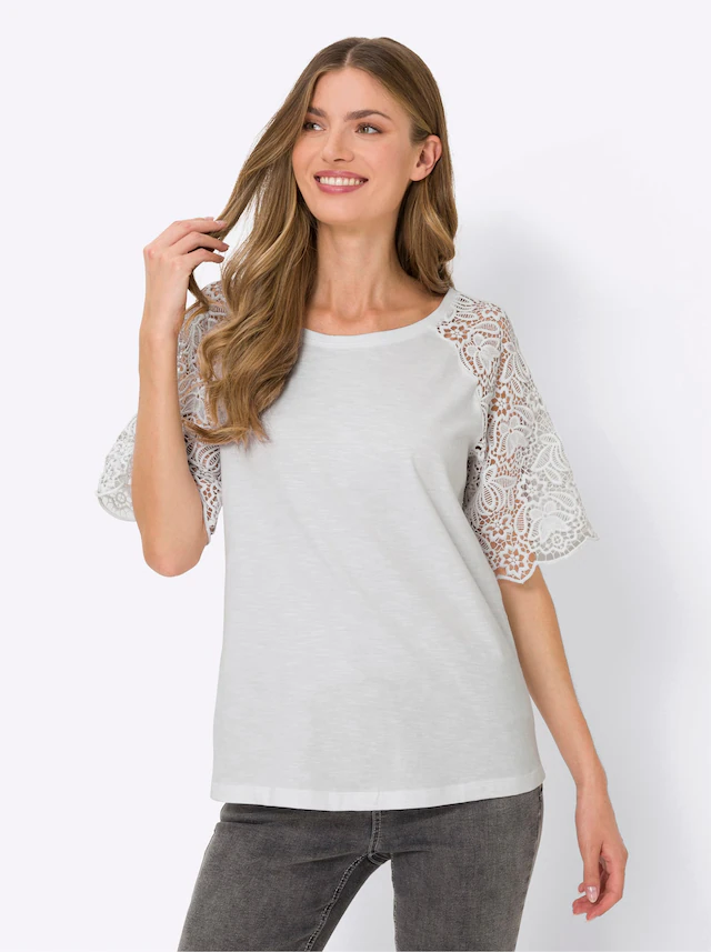 heine Spitzenshirt »Shirt« 1 tlg.