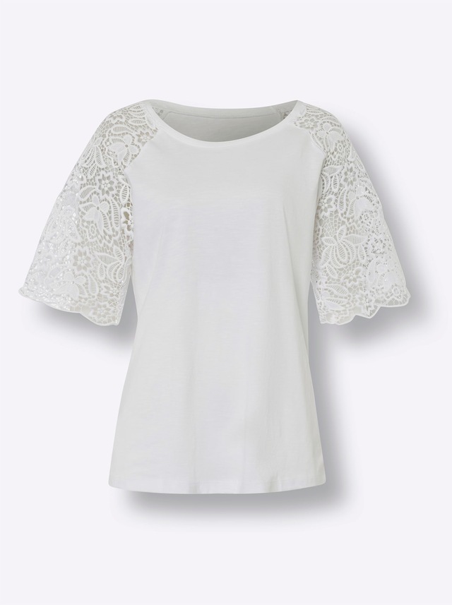 heine Spitzenshirt »Shirt« 1 tlg.