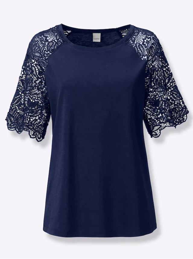 heine Spitzenshirt »Shirt« 1 tlg.