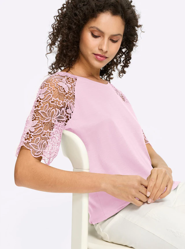 heine Spitzenshirt »Shirt« 1 tlg.