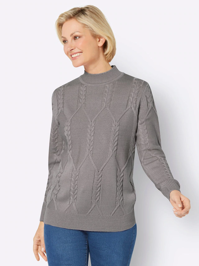 Classic Basics Strickpullover »Stehkragen-Pullover«