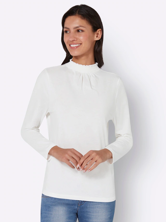 Classic Basics Stehkragenshirt »Stehkragen-Shirt« 1 Stk.