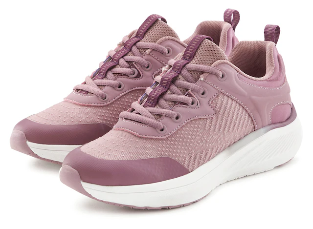 LASCANA Sneaker »Turnschuhe,« Freizeitschuh, Schnürhalbschuh mit herausnehmbarer Innensohle VEGAN
