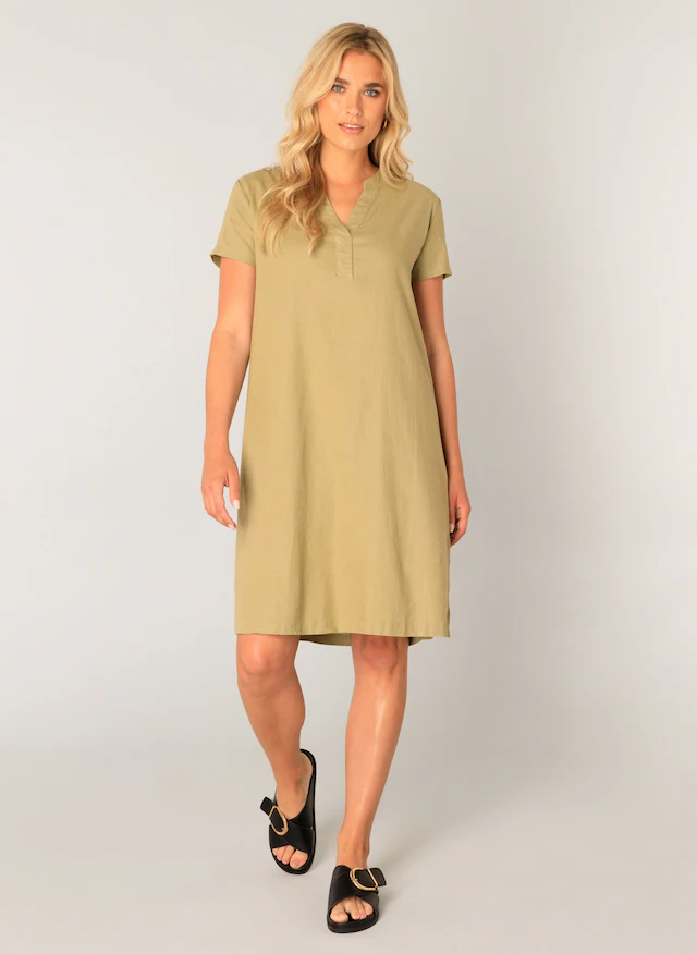 Base Level Tunikakleid »Yacin« Sommerkleid mit Leinen
