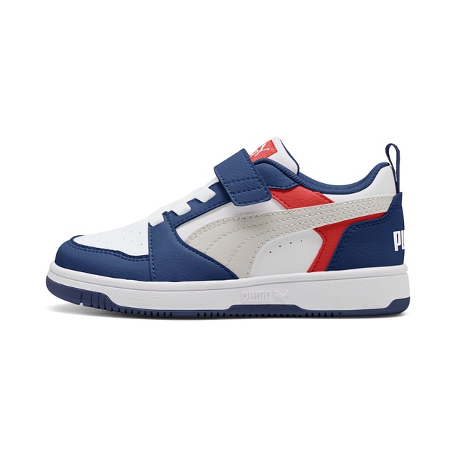 PUMA Sneaker »REBOUND V6 LO AC+ PS« knöchelhoher Schnitt, mit Klettverschluss, mit Gummilaufsohle