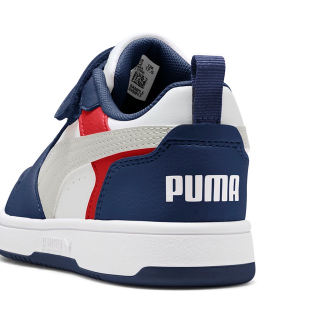 PUMA Sneaker »REBOUND V6 LO AC+ PS« knöchelhoher Schnitt, mit Klettverschluss, mit Gummilaufsohle