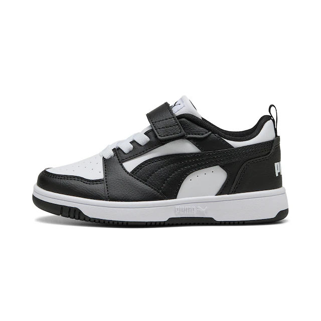 PUMA Sneaker »REBOUND V6 LO AC+ PS« knöchelhoher Schnitt, mit Klettverschluss, mit Gummilaufsohle