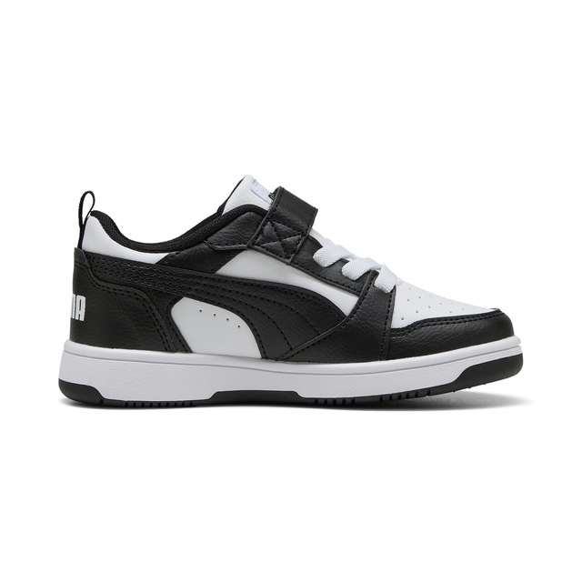 PUMA Sneaker »REBOUND V6 LO AC+ PS« knöchelhoher Schnitt, mit Klettverschluss, mit Gummilaufsohle