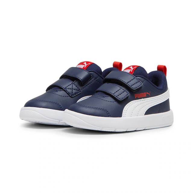 PUMA Sneaker »COURTFLEX V3 V INF« für sportliche Aktivitäten, mit Textil-Innenmaterial, knöchelhoch
