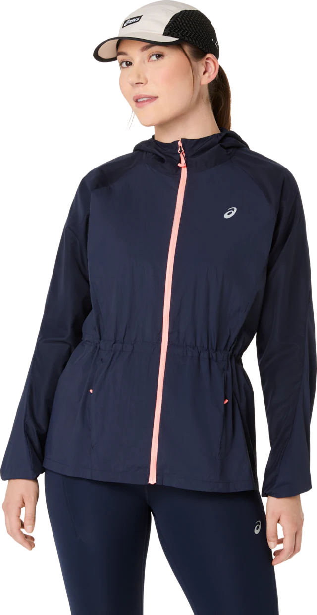 Asics Laufjacke »ROAD PACKABLE JACKET« mit Kapuze Übergangsjacke, winddicht, wasserabweisend, atmungsaktiv
