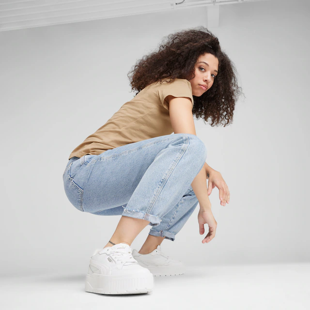 PUMA Sneaker »KARMEN II IDOL« für sportliche Anlässe, mit SoftFoam+ Einlegesohle, aus Leder