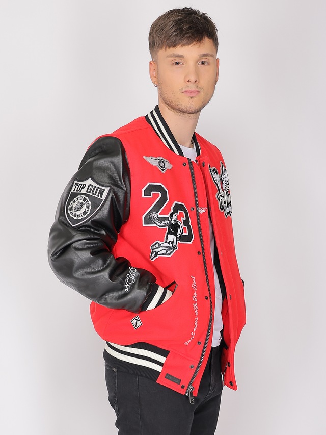 TOP GUN Collegejacke »TG23004«