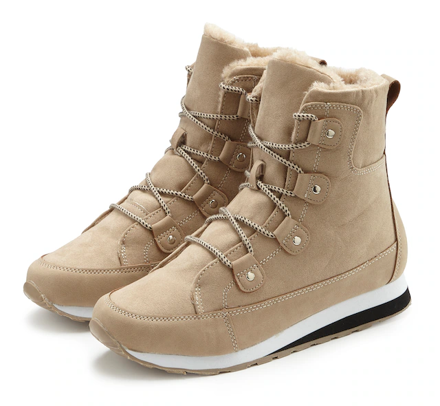Vivance Stiefelette »Winterstiefel, Stiefel, Boots, Outdoorboots,« mit Warmfutter und leichter Profilsohle VEGAN