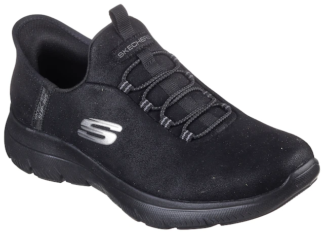Skechers Slip-On Sneaker »SUMMITS« Slipper, Freizeitschuh, Halbschuh in veganer Verarbeitung