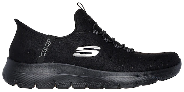 Skechers Slip-On Sneaker »SUMMITS« Slipper, Freizeitschuh, Halbschuh in veganer Verarbeitung