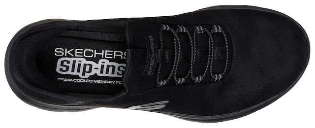 Skechers Slip-On Sneaker »SUMMITS« Slipper, Freizeitschuh, Halbschuh in veganer Verarbeitung
