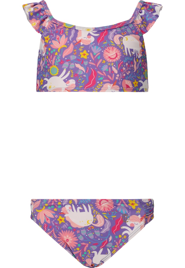 ZIGZAG Balconette-Bikini »Carly« Panty, 2 Stk. mit stylischem Rüschendetail