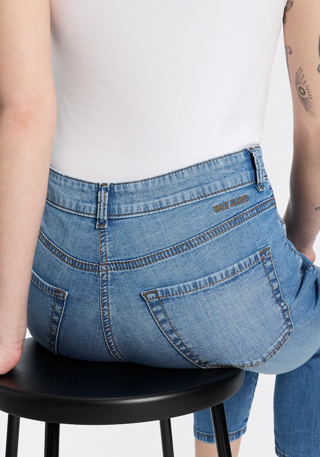MAC Ankle-Jeans »Slim 7/8« Kontrastfarbene Nähte