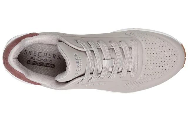 Skechers Sneaker »UNO-SUITED ON AIR« Freizeitschuh, Halbschuh, Schnürschuh mit modischer Keilsohle