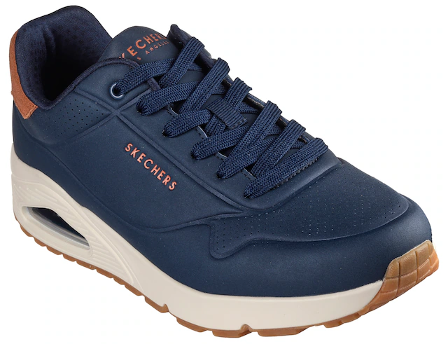 Skechers Sneaker »UNO-SUITED ON AIR« Freizeitschuh, Halbschuh, Schnürschuh mit modischer Keilsohle