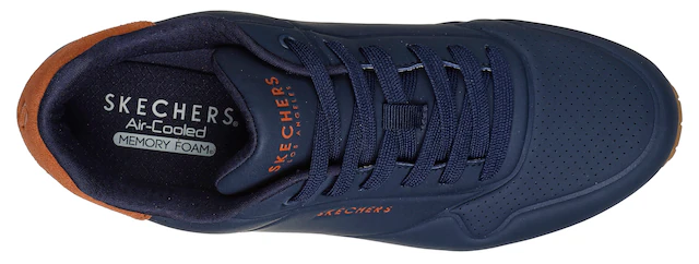Skechers Sneaker »UNO-SUITED ON AIR« Freizeitschuh, Halbschuh, Schnürschuh mit modischer Keilsohle