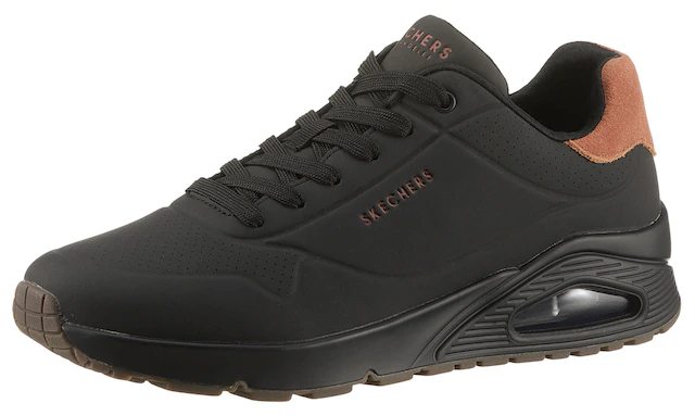 Skechers Sneaker »UNO-SUITED ON AIR« Freizeitschuh, Halbschuh, Schnürschuh mit modischer Keilsohle