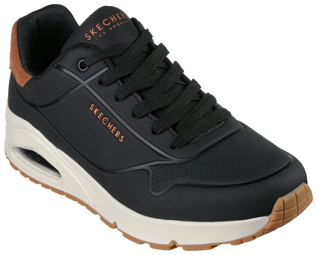 Skechers Sneaker »UNO-SUITED ON AIR« Freizeitschuh, Halbschuh, Schnürschuh mit modischer Keilsohle