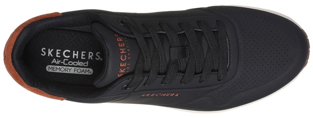 Skechers Sneaker »UNO-SUITED ON AIR« Freizeitschuh, Halbschuh, Schnürschuh mit modischer Keilsohle