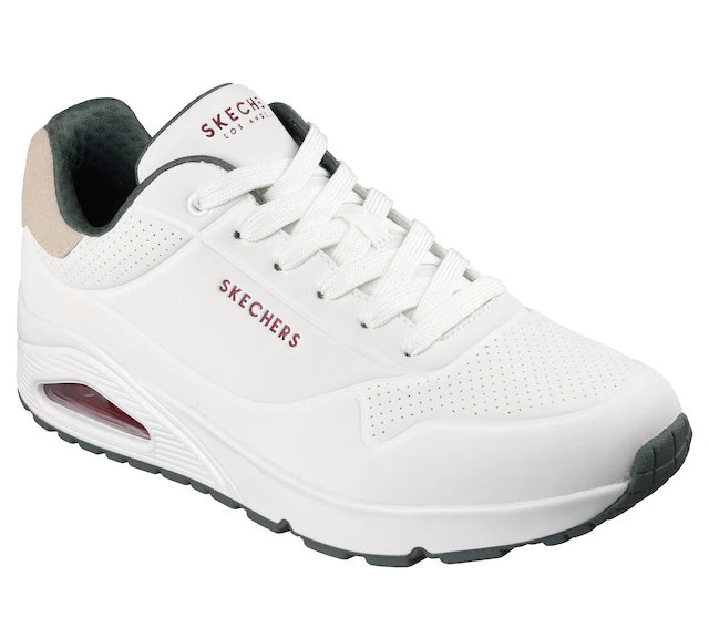 Skechers Sneaker »UNO-SUITED ON AIR« Freizeitschuh, Halbschuh, Schnürschuh mit modischer Keilsohle