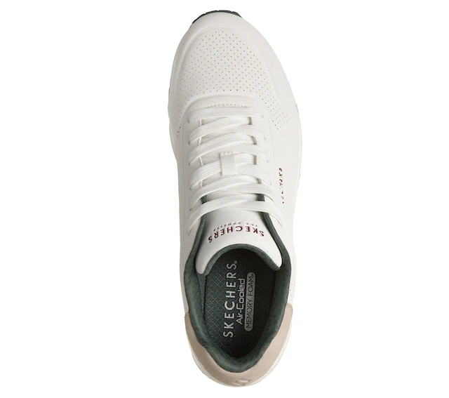 Skechers Sneaker »UNO-SUITED ON AIR« Freizeitschuh, Halbschuh, Schnürschuh mit modischer Keilsohle