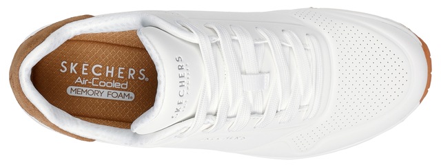 Skechers Sneaker »UNO-SUITED ON AIR« Freizeitschuh, Halbschuh, Schnürschuh mit modischer Keilsohle