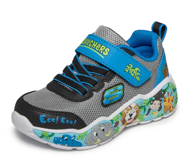 Skechers Lauflernschuh »PLAY SCENE« Freizeitschuh mit bedruckter Sohle, Größenschablone zum Download