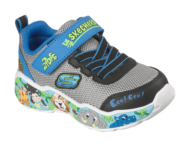 Skechers Lauflernschuh »PLAY SCENE« Freizeitschuh mit bedruckter Sohle, Größenschablone zum Download