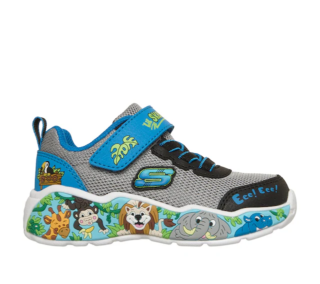 Skechers Lauflernschuh »PLAY SCENE« Freizeitschuh mit bedruckter Sohle, Größenschablone zum Download