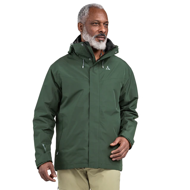 Schöffel 3-in-1-Funktionsjacke »3in1 Jacket Style Okere MNS« 2 Stk. tlg. wasserdicht, winddicht, atmungsaktiv, mit Reißverschluss