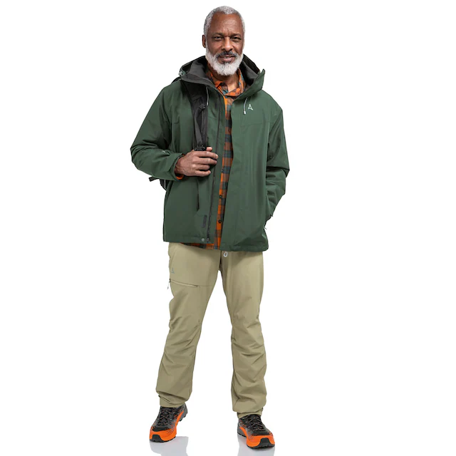 Schöffel 3-in-1-Funktionsjacke »3in1 Jacket Style Okere MNS« 2 Stk. tlg. wasserdicht, winddicht, atmungsaktiv, mit Reißverschluss