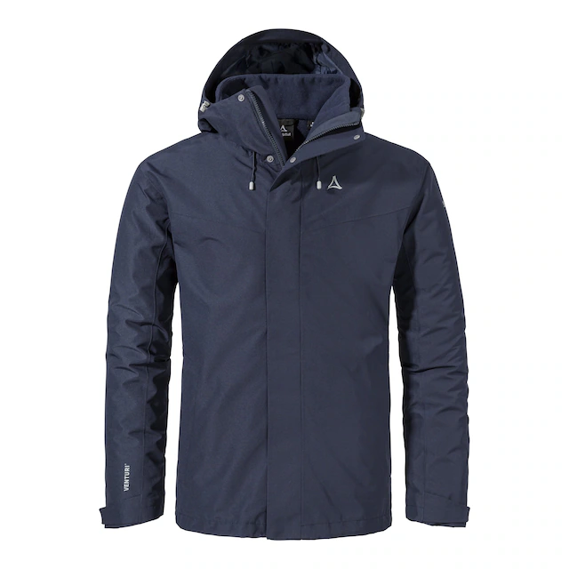 Schöffel 3-in-1-Funktionsjacke »3in1 Jacket Style Okere MNS« 2 Stk. tlg. wasserdicht, winddicht, atmungsaktiv, mit Reißverschluss