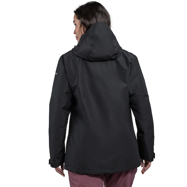Schöffel 3-in-1-Funktionsjacke »3in1 Jacket Style Okere WMS« Set, 2 Stk. tlg. mit Kapuze mit herauszippbarer Fleecejacke, hochschließendem Kragen, atmungsaktiv