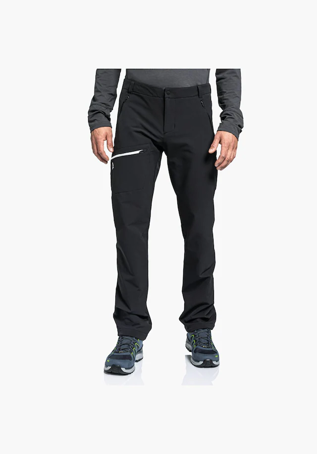 Schöffel Softshellhose »Pants Folkstone Warm M« wasserabweisend, 4-Wege-Stretch, vorgeformte Kniepartie