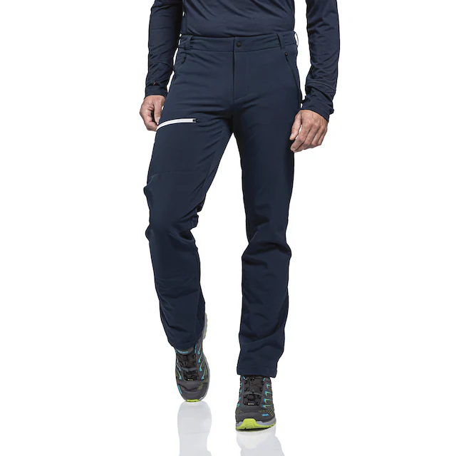 Schöffel Softshellhose »Pants Folkstone Warm M« wasserabweisend, 4-Wege-Stretch, vorgeformte Kniepartie