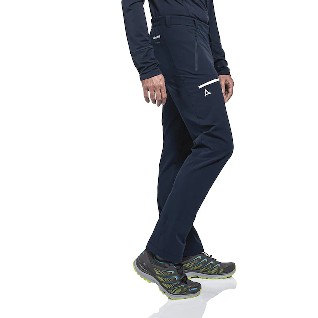 Schöffel Softshellhose »Pants Folkstone Warm M« wasserabweisend, 4-Wege-Stretch, vorgeformte Kniepartie