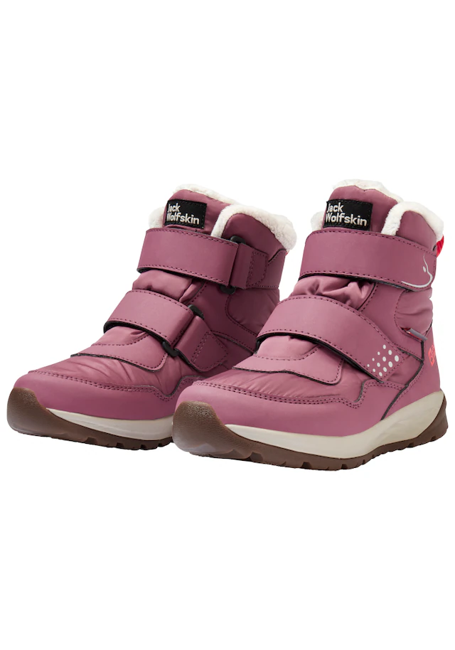 Jack Wolfskin Winterboots »POLAR BEAR-G TEXAPORE MID VC K« Snowboots, Winterstiefel, Winterschuhe, wasserdicht & gefüttert