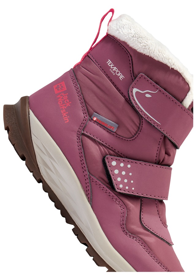 Jack Wolfskin Winterboots »POLAR BEAR-G TEXAPORE MID VC K« Snowboots, Winterstiefel, Winterschuhe, wasserdicht & gefüttert