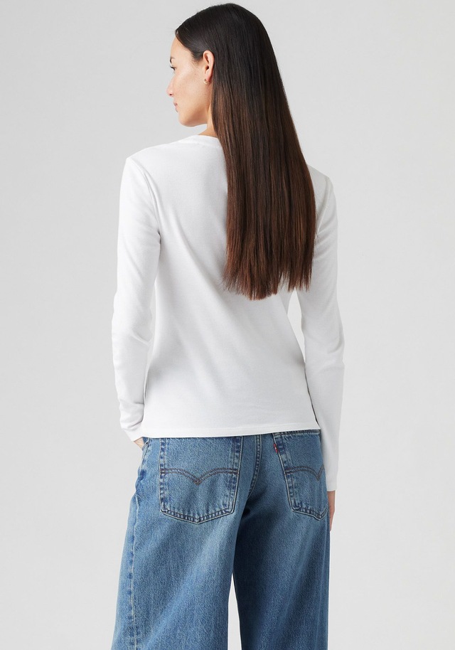 Levi's® Langarmshirt »ESSENTIAL HM LS TEE« mit Logo Stickerei