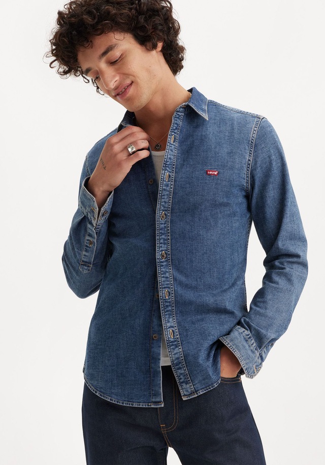 Levi's® Jeanshemd »LS BATTERY HM SHIRT SLIM« aus pflegeleichtem Baumwollmix