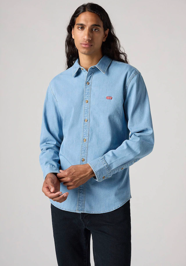 Levi's® Jeanshemd »LS BATTERY HM SHIRT SLIM« aus pflegeleichtem Baumwollmix