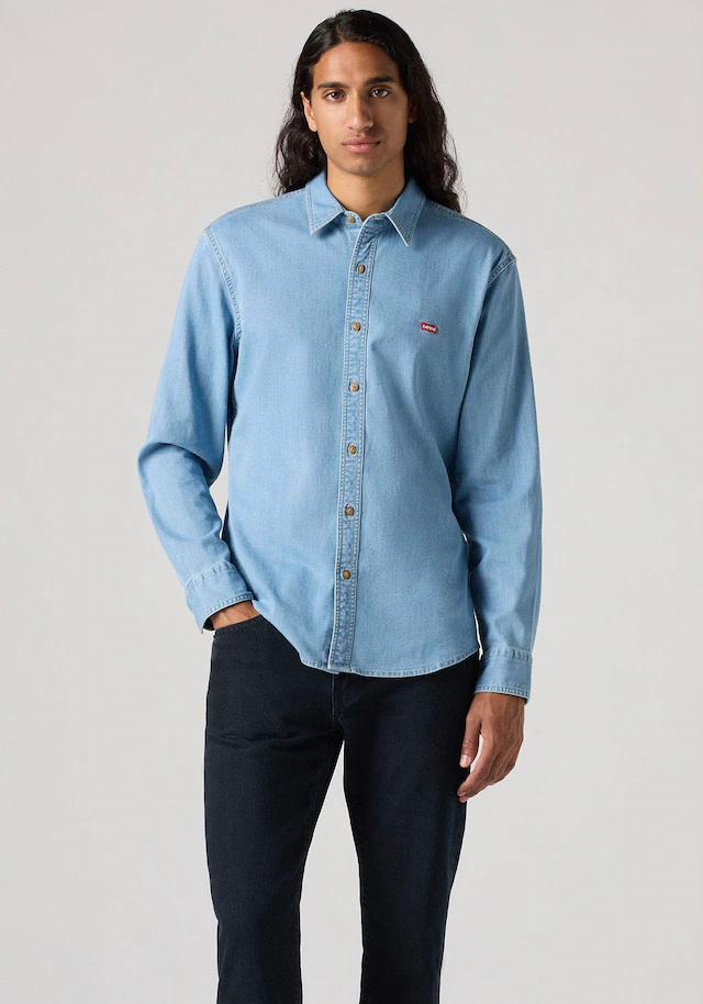 Levi's® Jeanshemd »LS BATTERY HM SHIRT SLIM« aus pflegeleichtem Baumwollmix