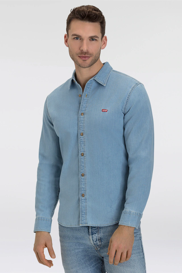 Levi's® Jeanshemd »LS BATTERY HM SHIRT SLIM« aus pflegeleichtem Baumwollmix