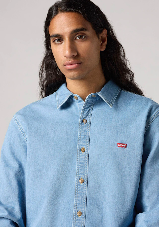 Levi's® Jeanshemd »LS BATTERY HM SHIRT SLIM« aus pflegeleichtem Baumwollmix